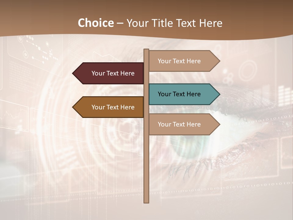 Concept Display Binary PowerPoint Template