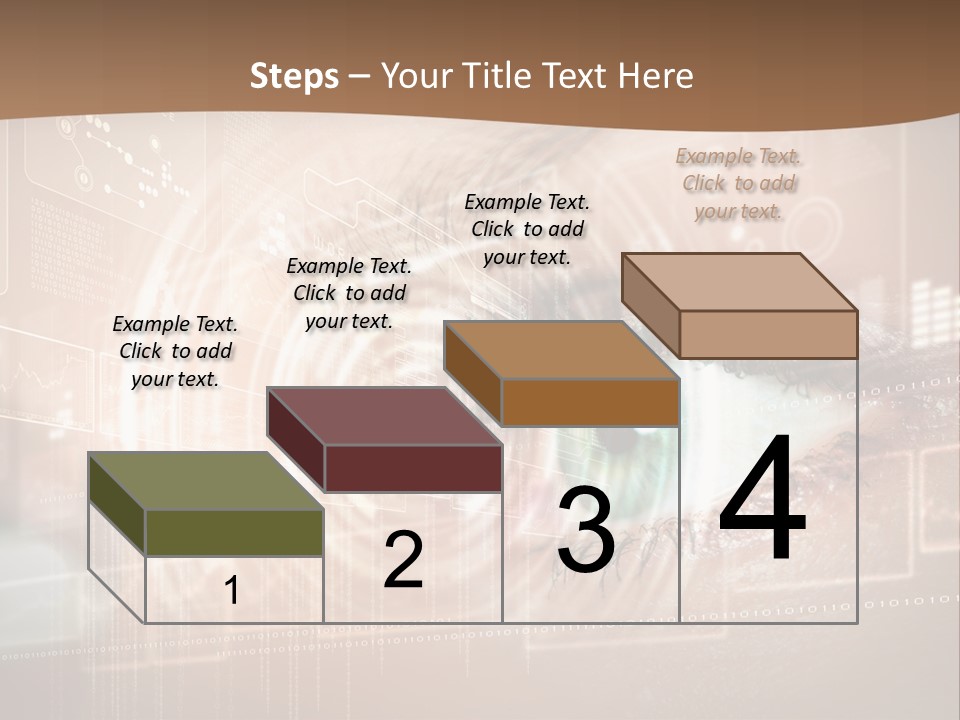 Concept Display Binary PowerPoint Template