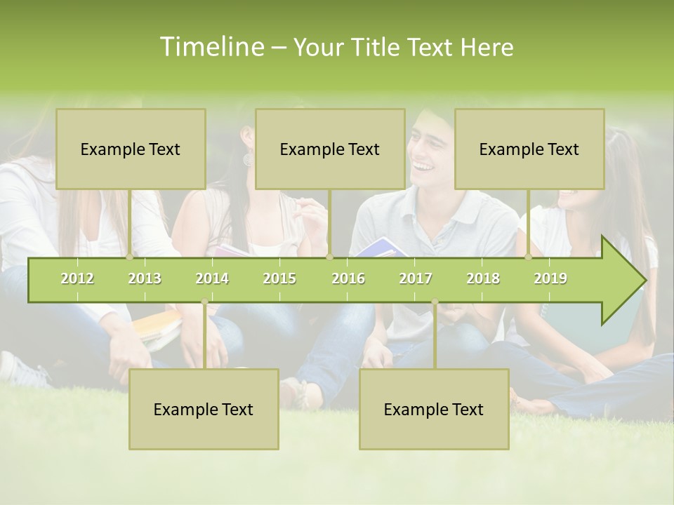 Girls Students Females PowerPoint Template