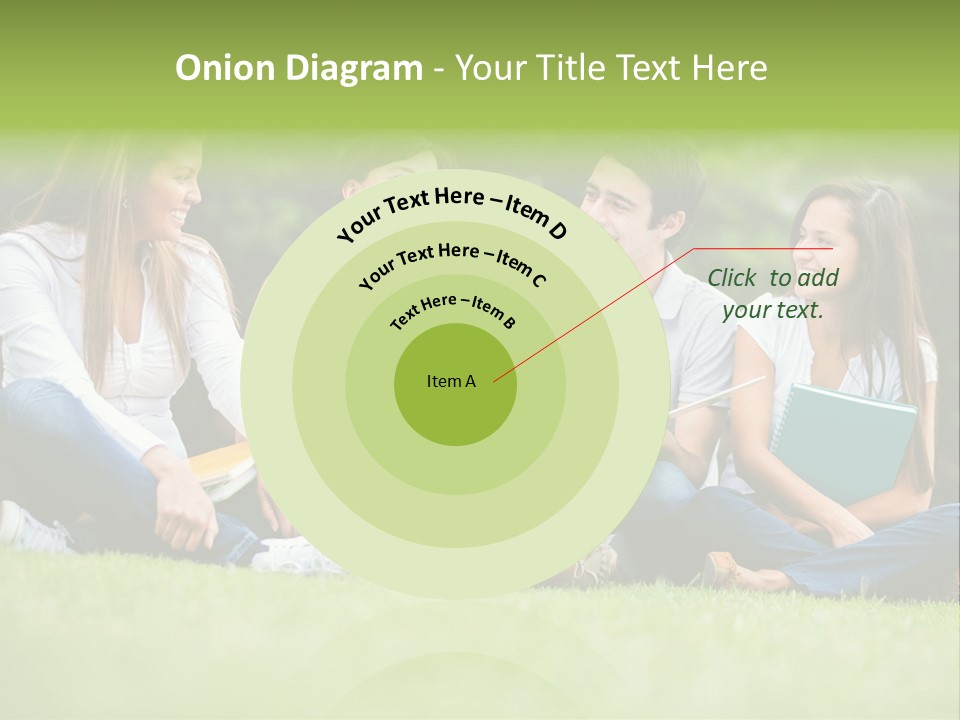 Girls Students Females PowerPoint Template