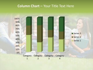 Girls Students Females PowerPoint Template