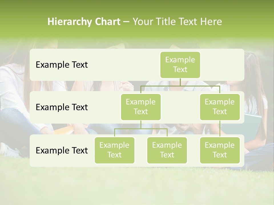 Girls Students Females PowerPoint Template