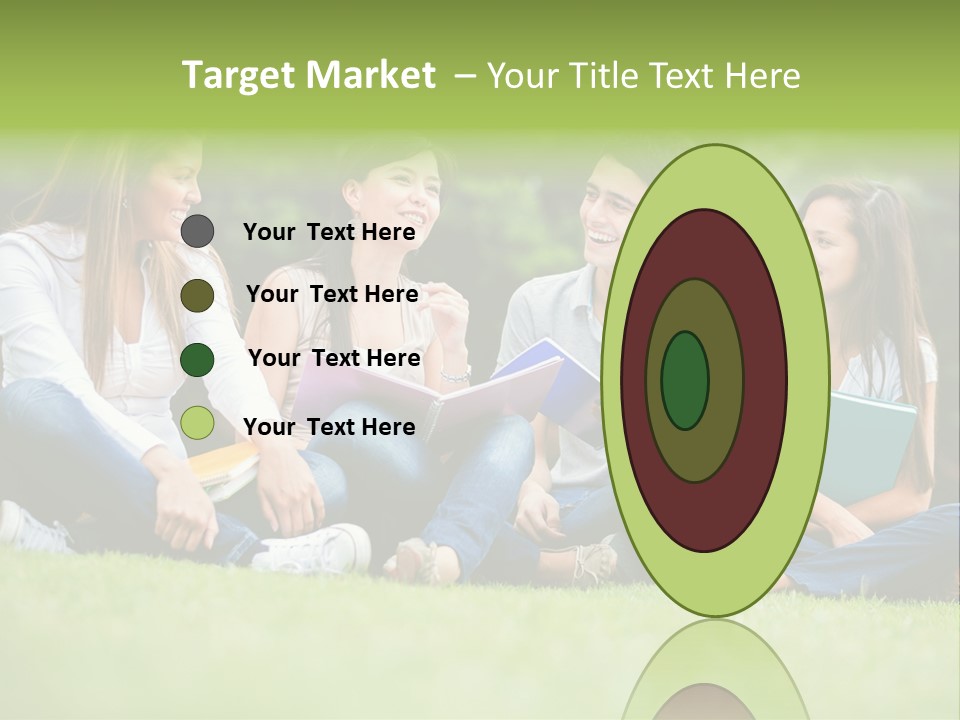 Girls Students Females PowerPoint Template