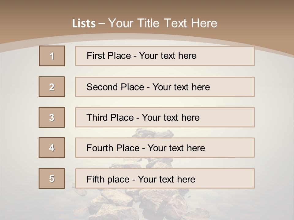 Remote Sunlight Crimea PowerPoint Template