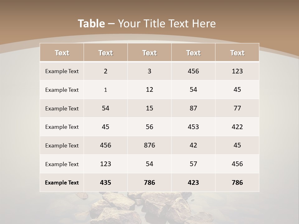 Remote Sunlight Crimea PowerPoint Template