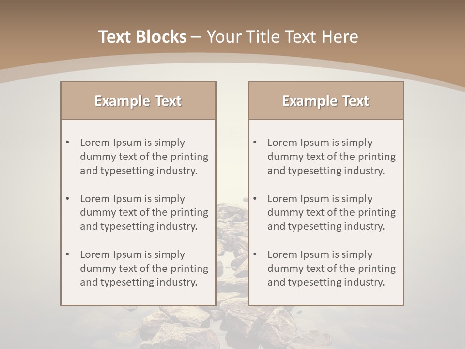 Remote Sunlight Crimea PowerPoint Template