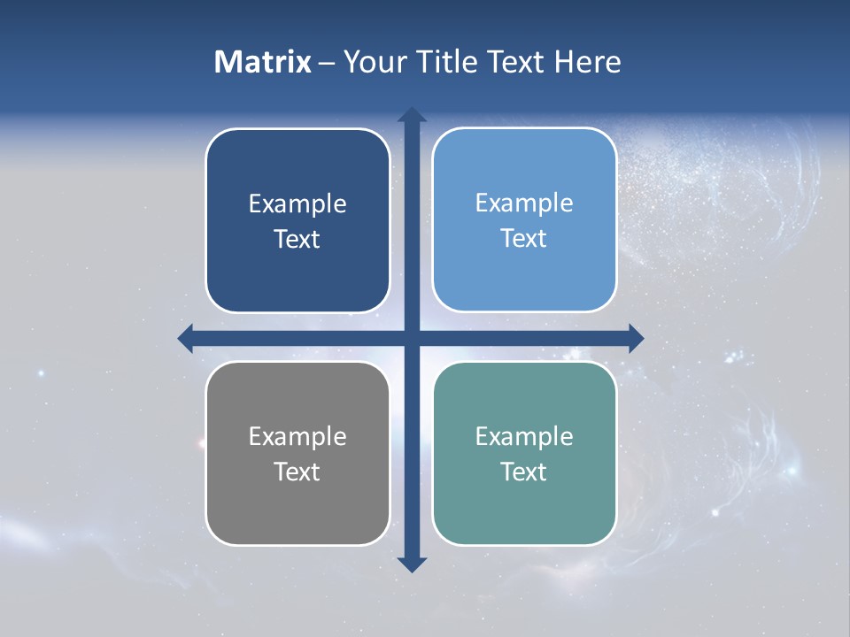 Universe Andromeda Plasma PowerPoint Template