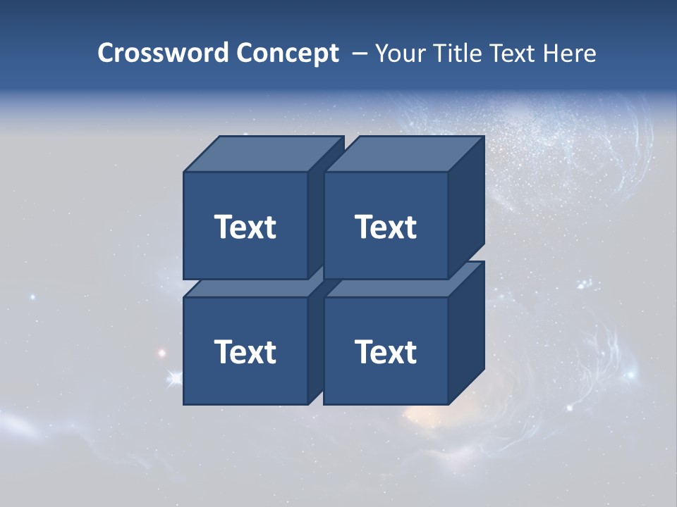 Universe Andromeda Plasma PowerPoint Template
