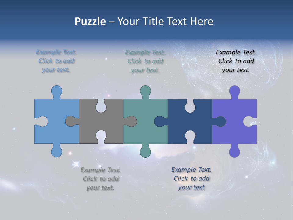 Universe Andromeda Plasma PowerPoint Template