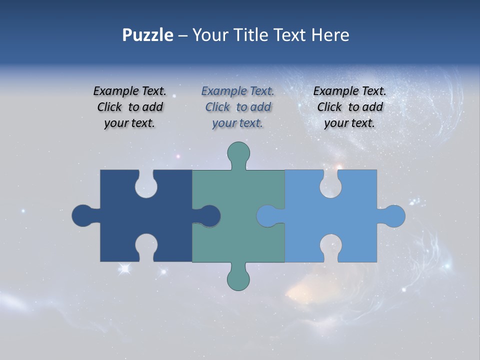 Universe Andromeda Plasma PowerPoint Template