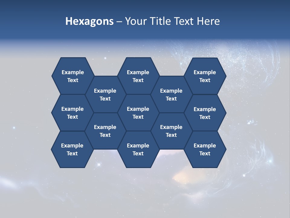 Universe Andromeda Plasma PowerPoint Template