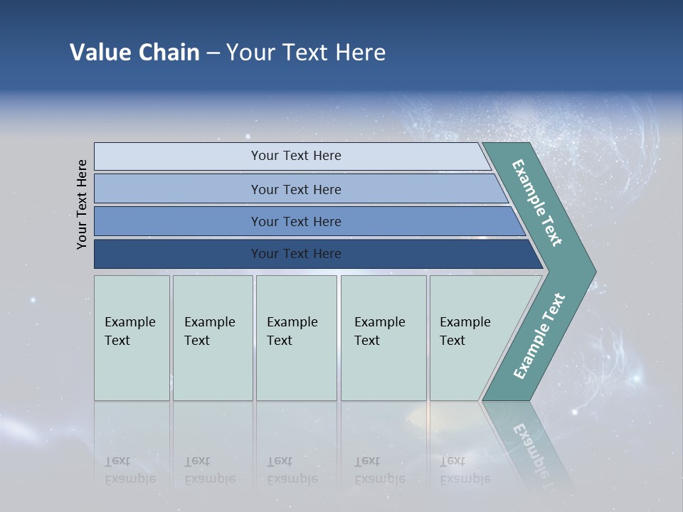 Universe Andromeda Plasma PowerPoint Template