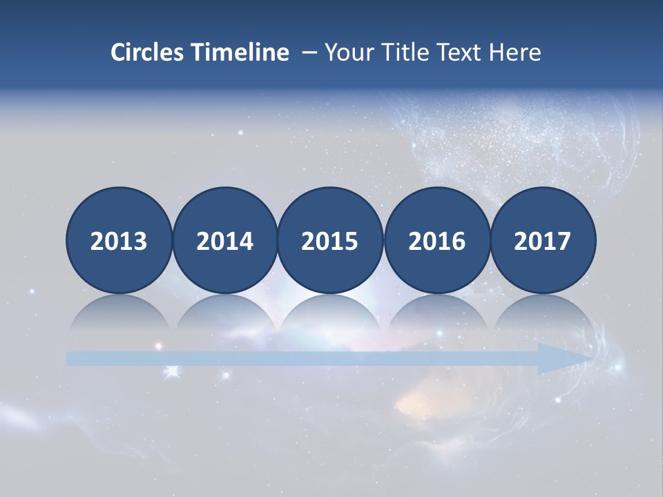 Universe Andromeda Plasma PowerPoint Template