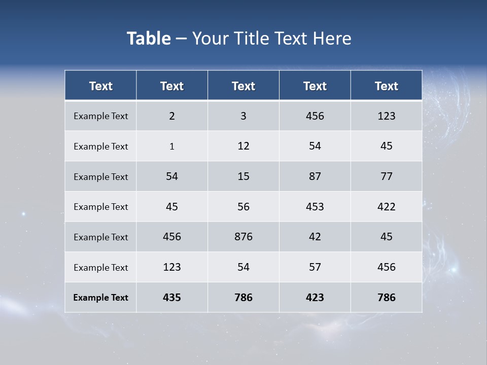 Universe Andromeda Plasma PowerPoint Template