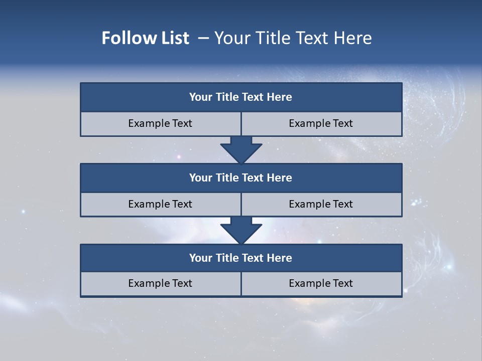 Universe Andromeda Plasma PowerPoint Template