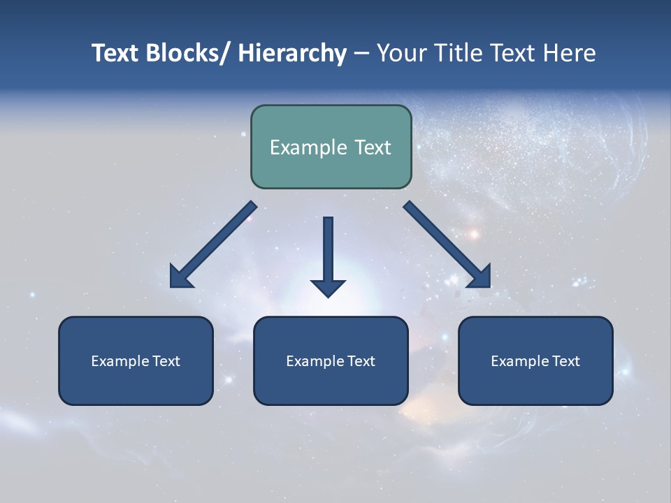Universe Andromeda Plasma PowerPoint Template