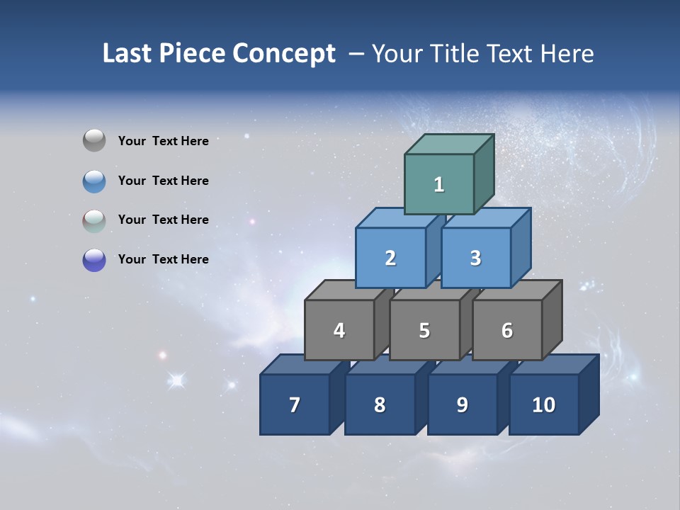 Universe Andromeda Plasma PowerPoint Template