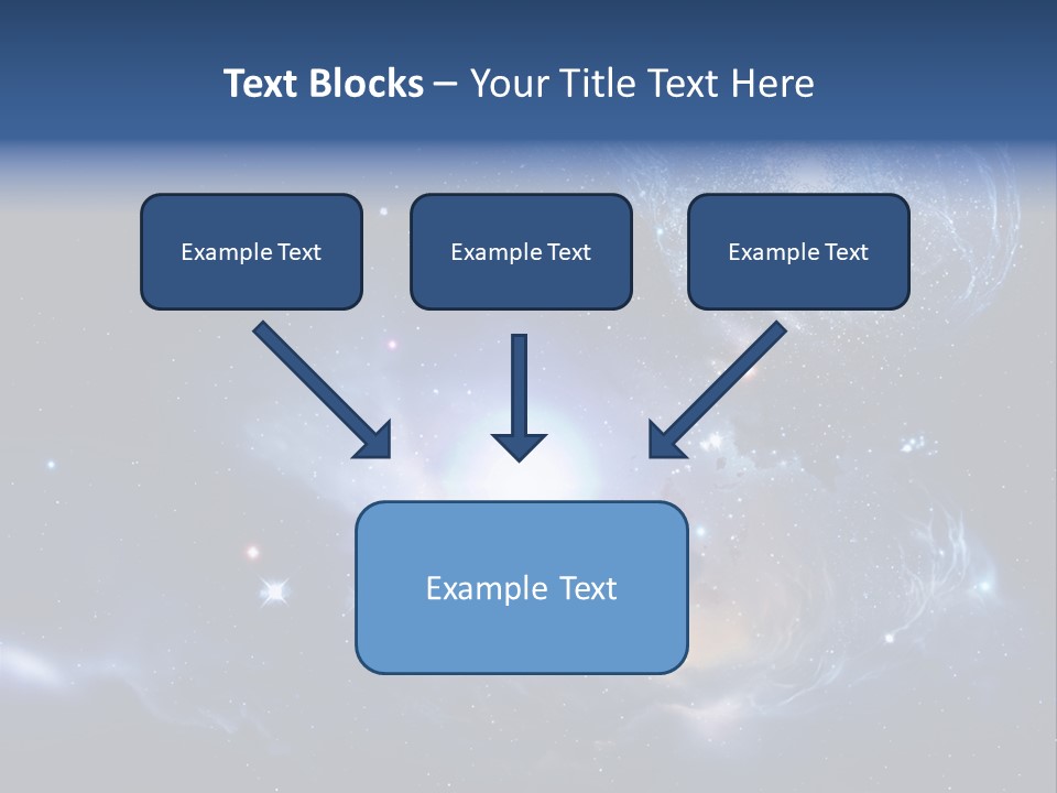 Universe Andromeda Plasma PowerPoint Template