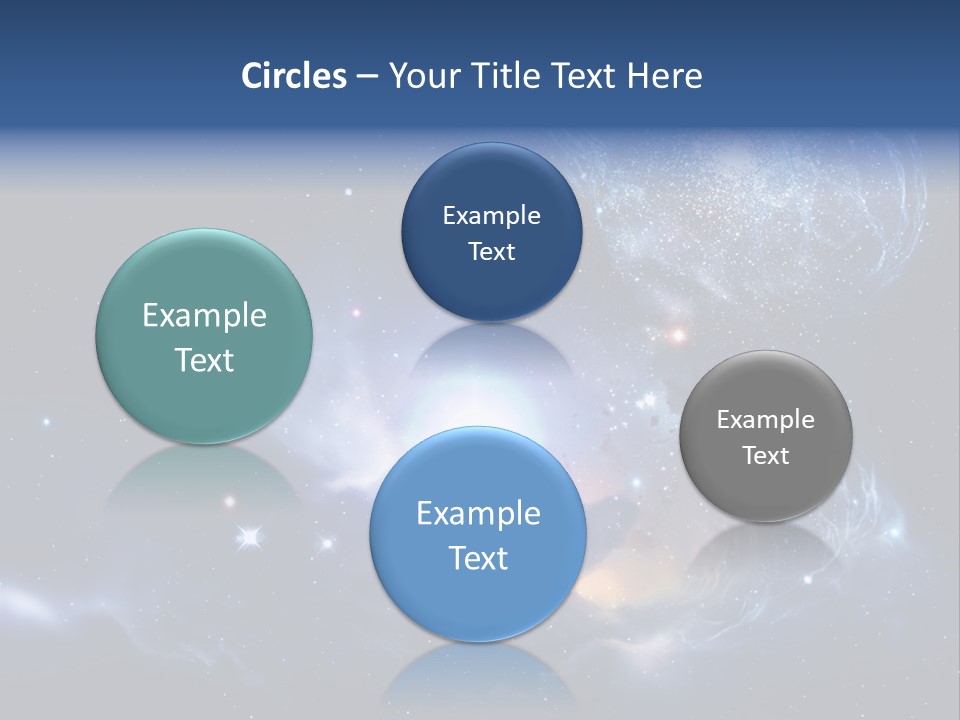 Universe Andromeda Plasma PowerPoint Template