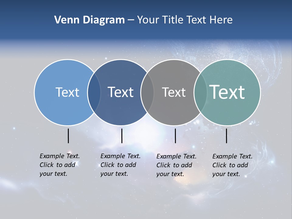 Universe Andromeda Plasma PowerPoint Template