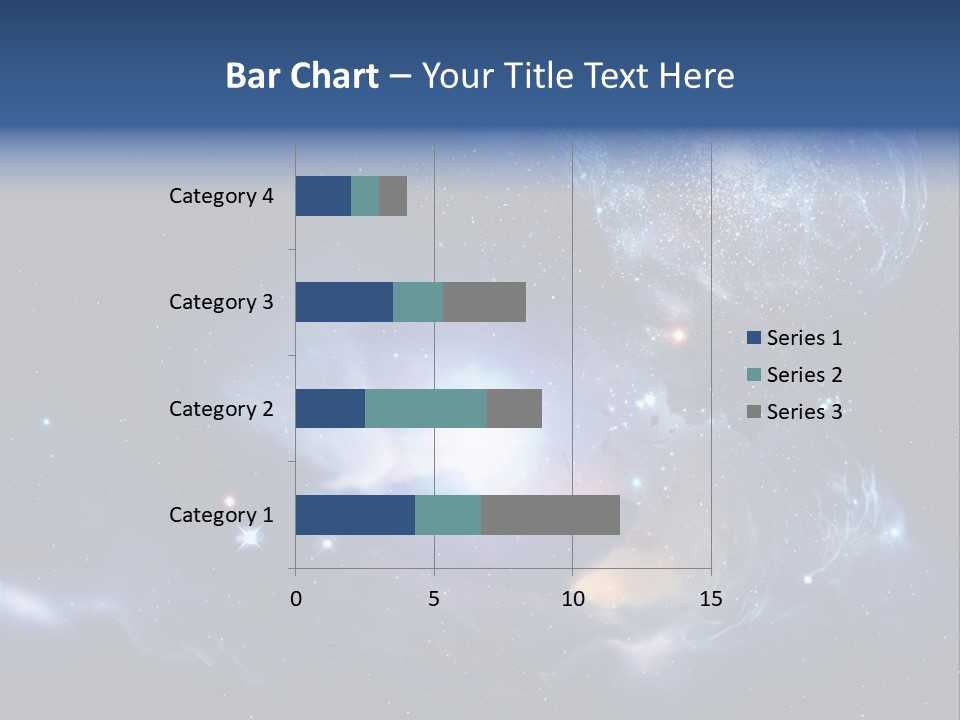 Universe Andromeda Plasma PowerPoint Template