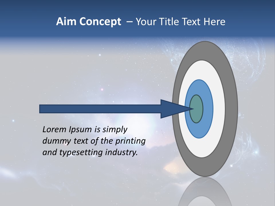 Universe Andromeda Plasma PowerPoint Template