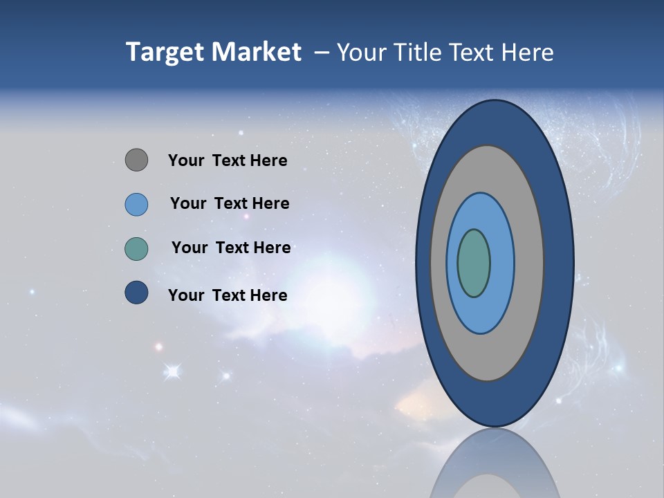 Universe Andromeda Plasma PowerPoint Template