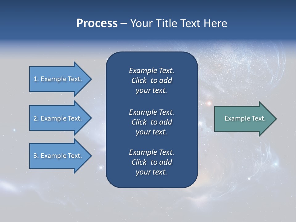 Universe Andromeda Plasma PowerPoint Template