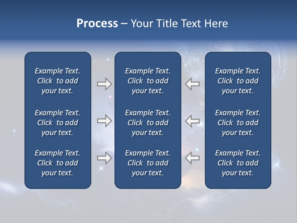 Universe Andromeda Plasma PowerPoint Template