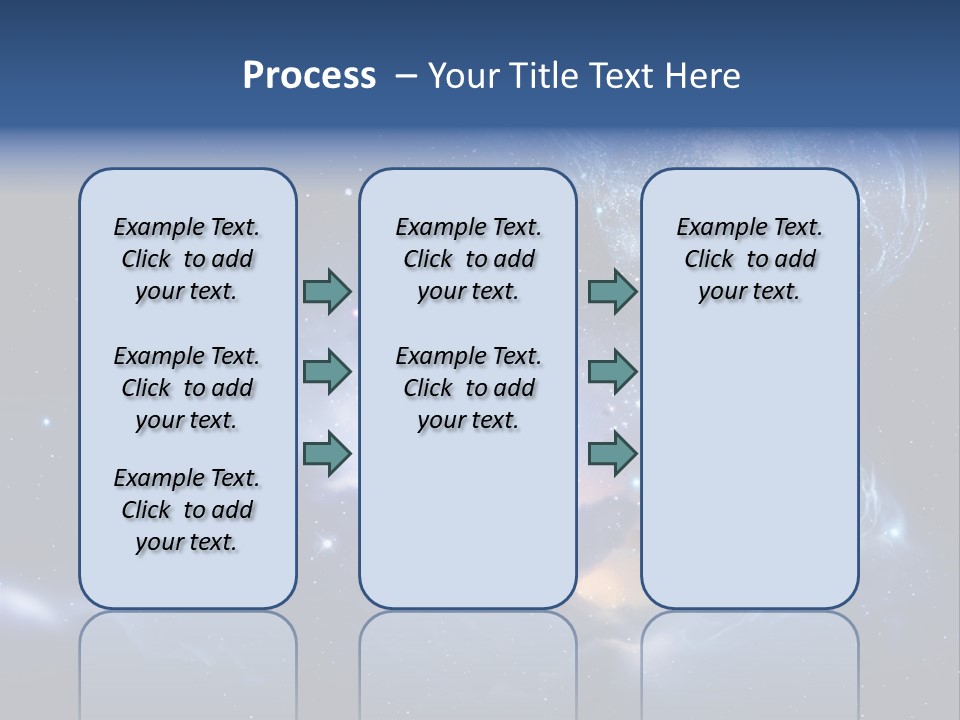 Universe Andromeda Plasma PowerPoint Template