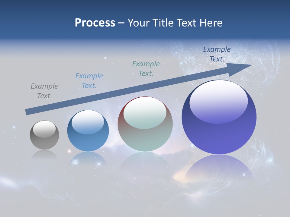 Universe Andromeda Plasma PowerPoint Template