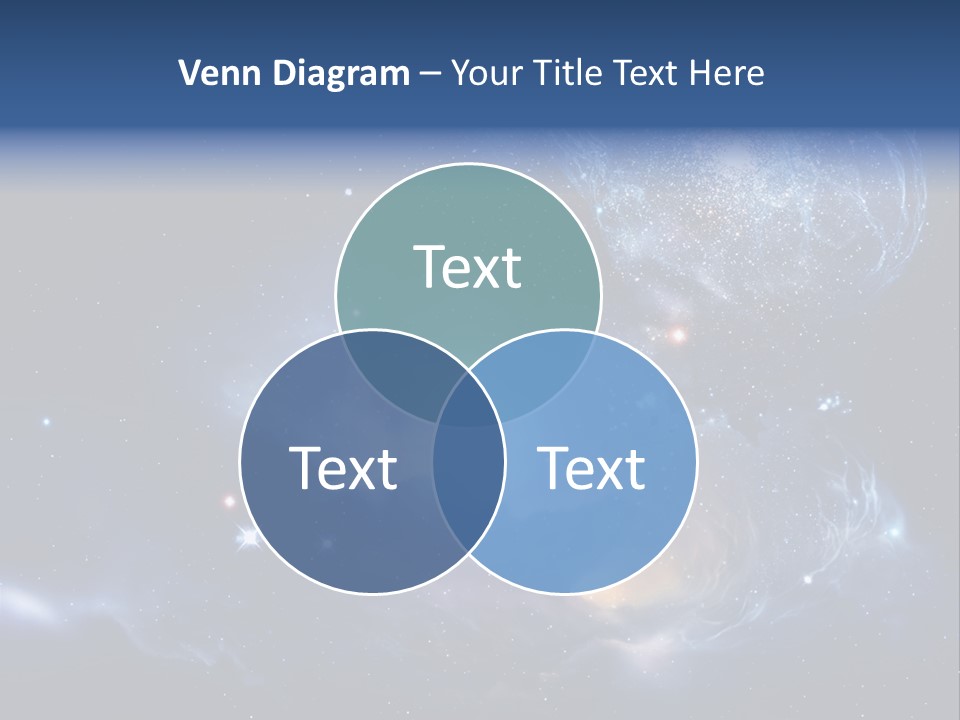 Universe Andromeda Plasma PowerPoint Template