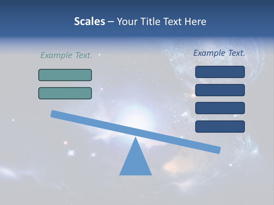 Universe Andromeda Plasma PowerPoint Template