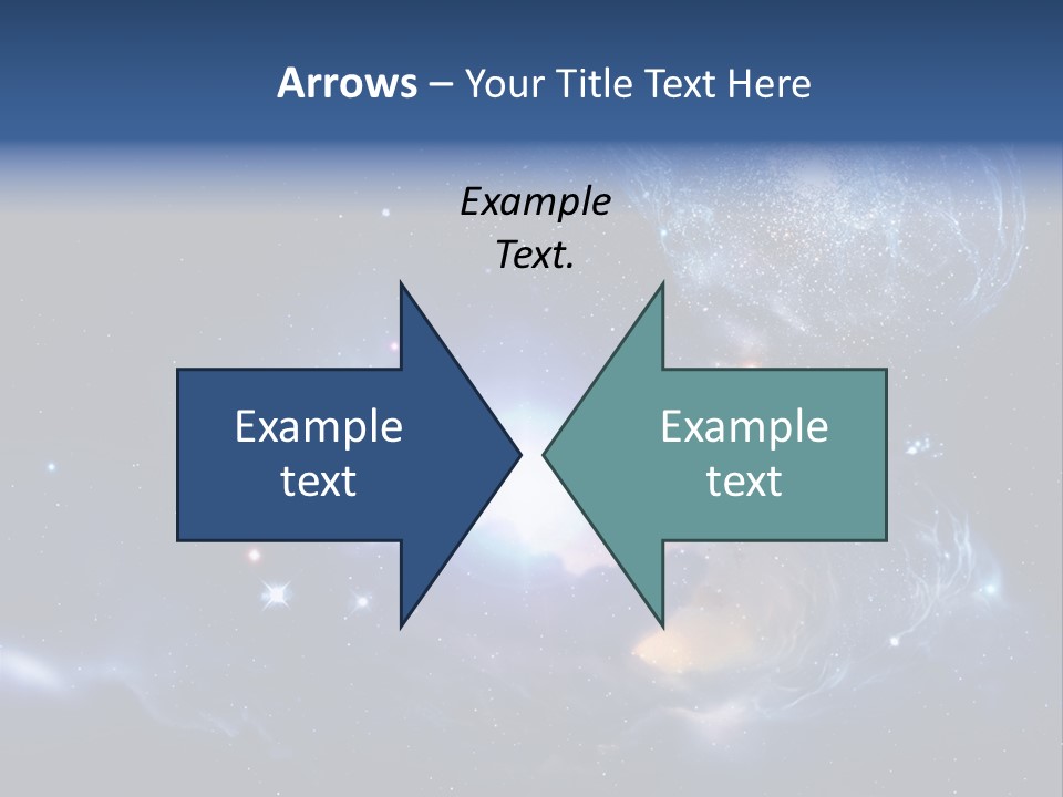 Universe Andromeda Plasma PowerPoint Template
