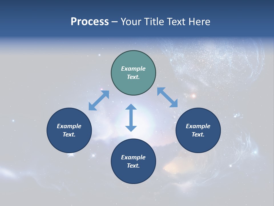 Universe Andromeda Plasma PowerPoint Template