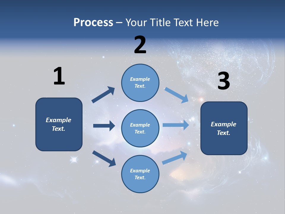 Universe Andromeda Plasma PowerPoint Template