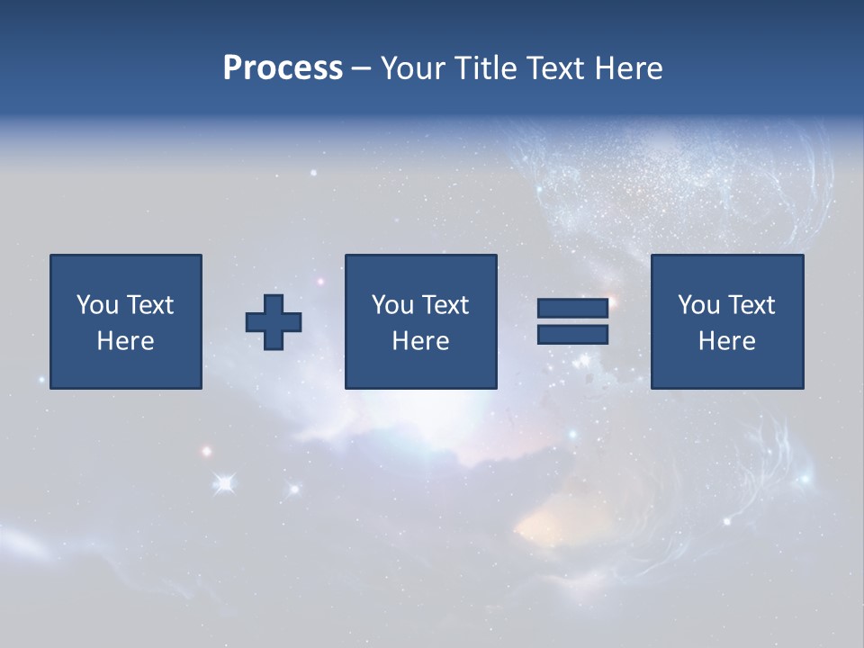Universe Andromeda Plasma PowerPoint Template