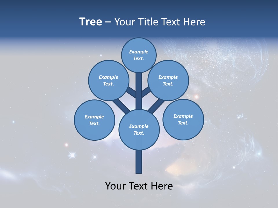 Universe Andromeda Plasma PowerPoint Template
