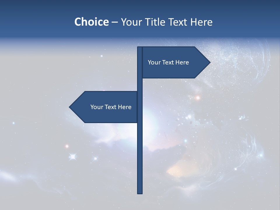 Universe Andromeda Plasma PowerPoint Template