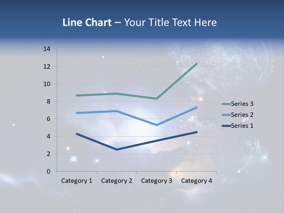 Universe Andromeda Plasma PowerPoint Template