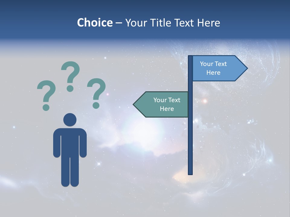 Universe Andromeda Plasma PowerPoint Template