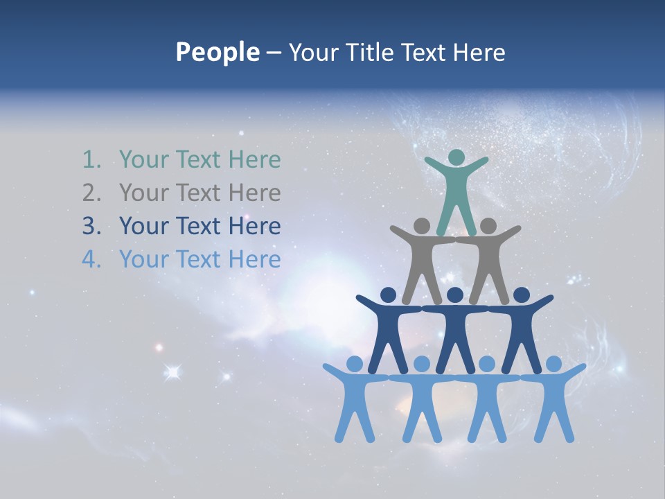 Universe Andromeda Plasma PowerPoint Template