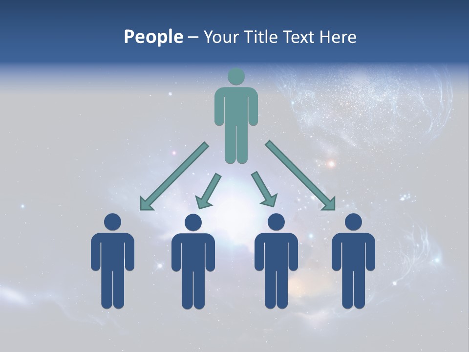 Universe Andromeda Plasma PowerPoint Template