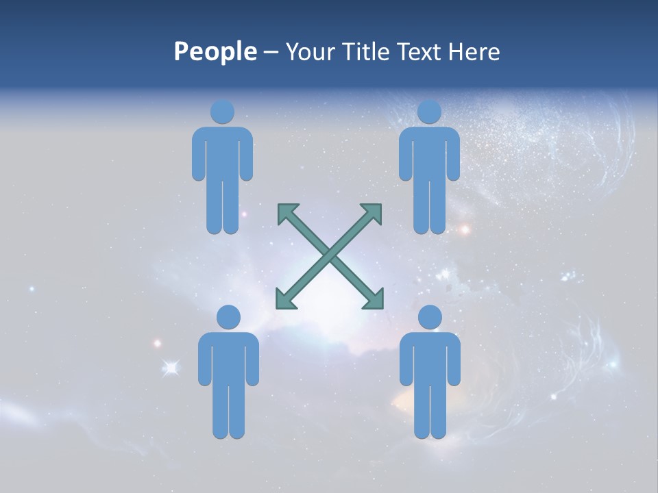 Universe Andromeda Plasma PowerPoint Template