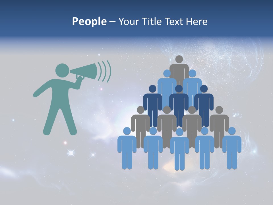 Universe Andromeda Plasma PowerPoint Template