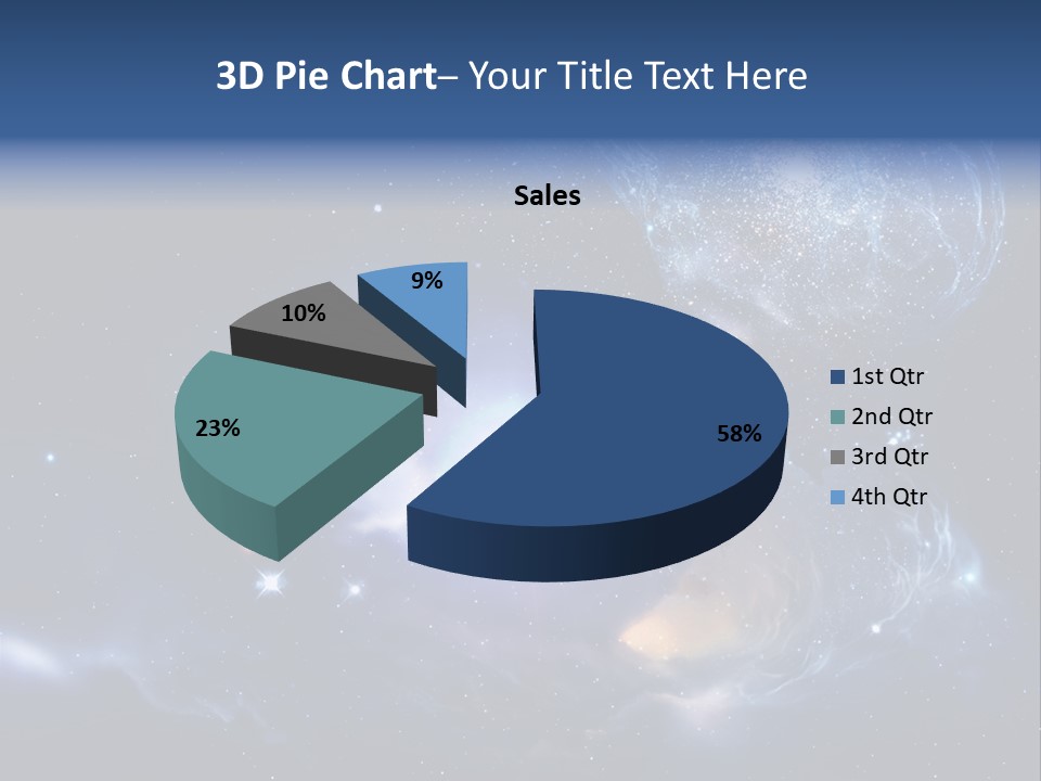 Universe Andromeda Plasma PowerPoint Template