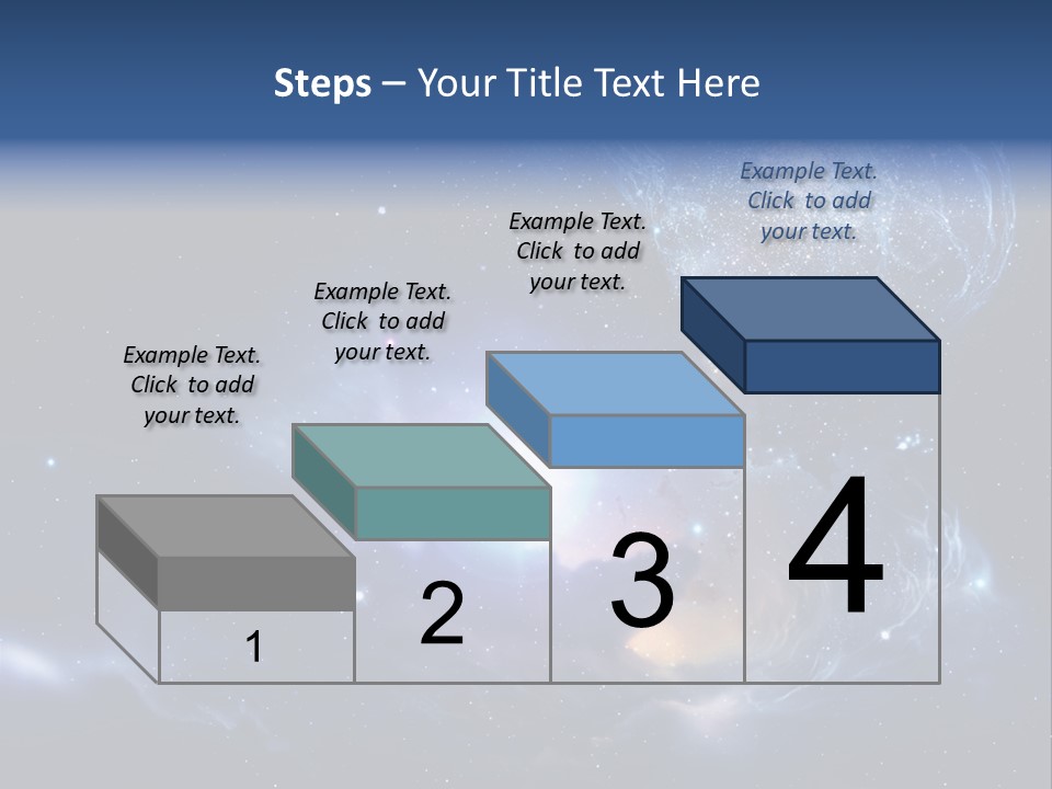 Universe Andromeda Plasma PowerPoint Template