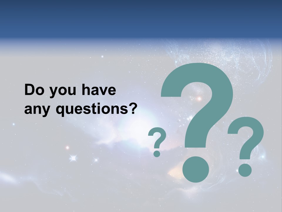 Universe Andromeda Plasma PowerPoint Template