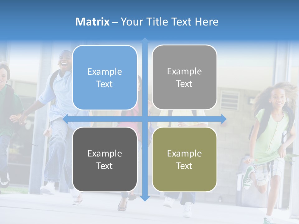 Tween Pre Teen Mixed PowerPoint Template