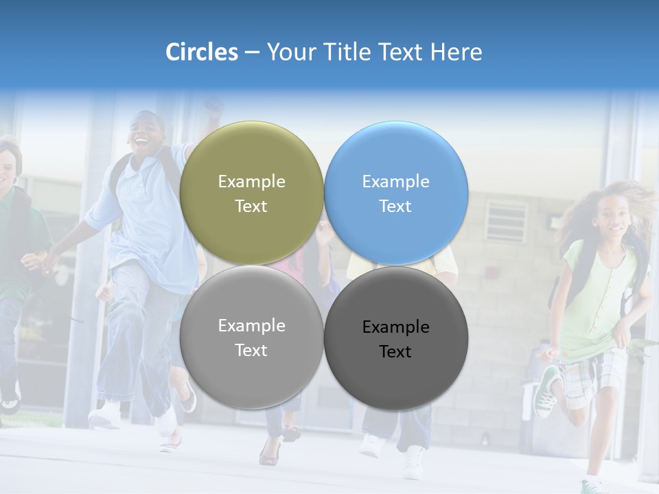 Tween Pre Teen Mixed PowerPoint Template